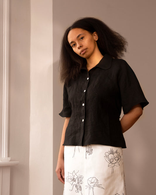 Linen Raglan Shirt
